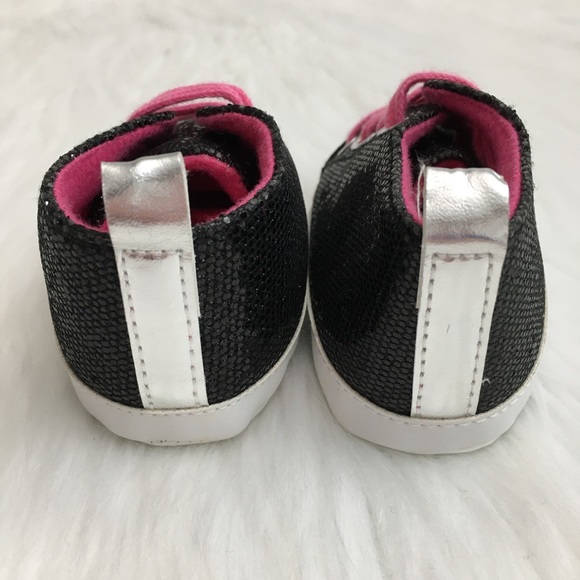 Baby Vision | Black Glittery Sneakers 12-18 Months - Picture 5 of 7